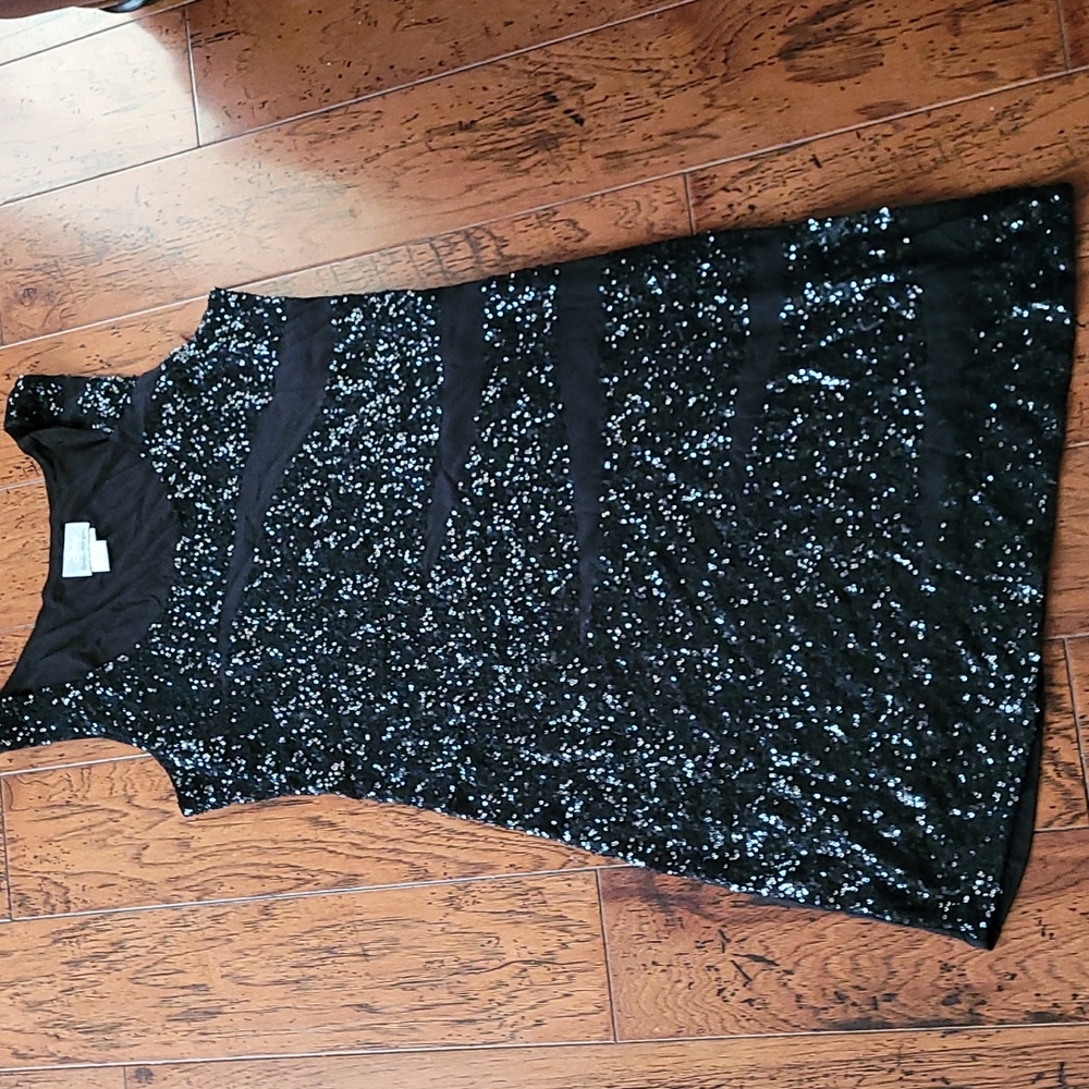 Sleeveless Sequin Dress
